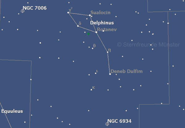 Grafik: Sternbild Delphin