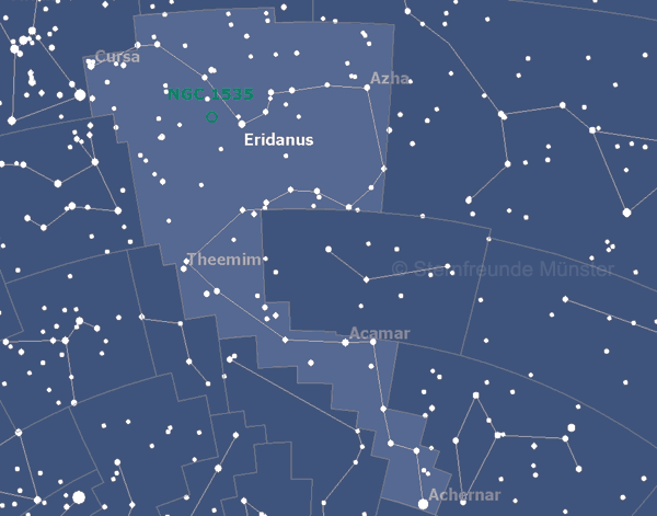 Grafik: Sternbild Flu Eridanus