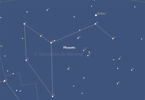 Grafik: Sternbild Phnix