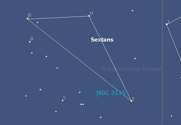 Grafik: Sternbild Sextant