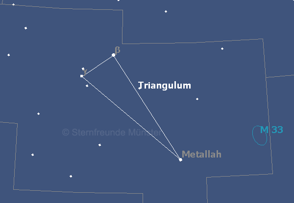 Grafik: Sternbild Dreieck